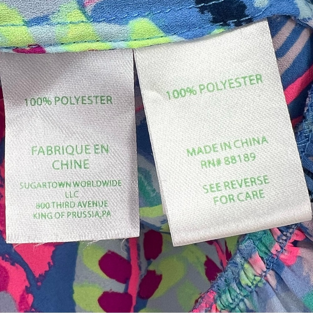 Lilly Pulitzer Tensley Top in Fantasy Garden XXS - Picture 7 of 7